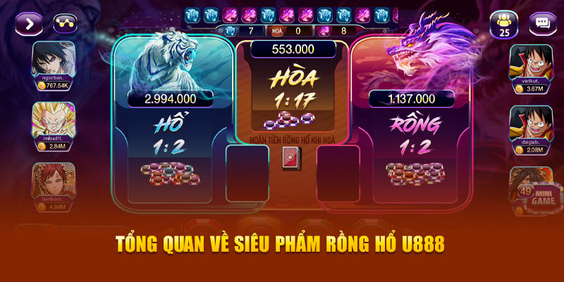 Tổng quan về siêu phẩm Rồng Hổ U888